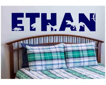 Personalised Dinosaur name  - Custom Name Dinosaur Sticker Personalised Dinosaur name  - Custom Name Dinosaur Sticker